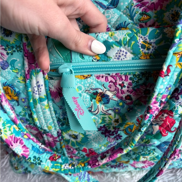 BOLO BNWOT Vera Bradley Disney Ariel Tote Bag Purse Handbag Little Mermaid - Picture 10 of 16